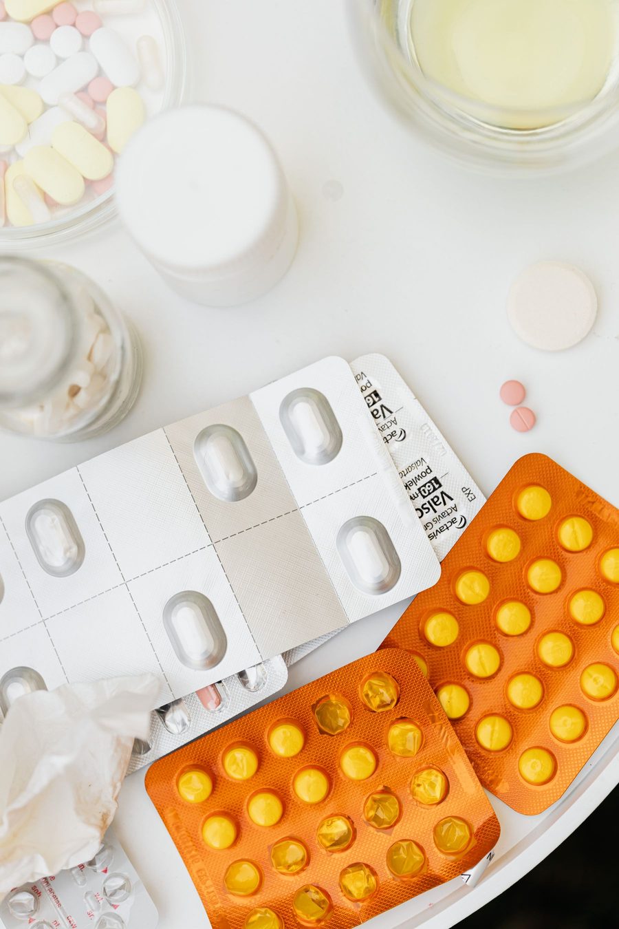 Blister-packed specialty medications prepared for dispensing